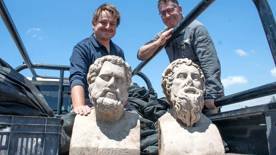 1,700-Year-Old Roman Marble Statues Uncovered in Israel During Railway Construction