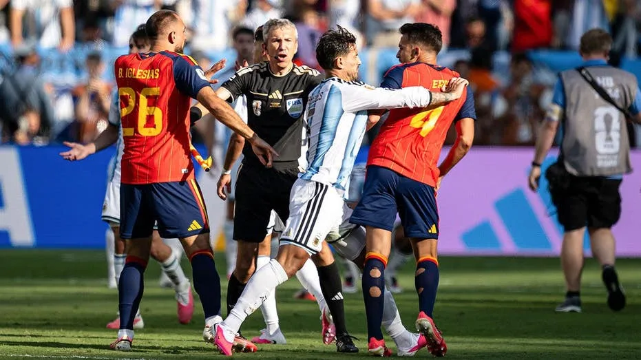 Post-Match Brawl Erupts After Spain's World Cup Victory Over Argentina