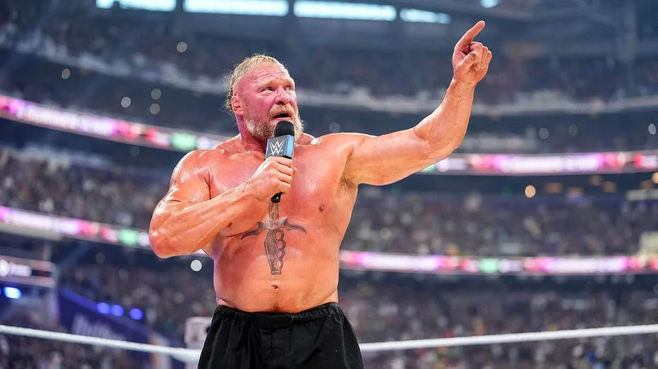 WWE Icon Brock Lesnar Announces Retirement After SummerSlam Loss to Oba Femi